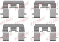 Quick Brake ZubehöRsatz Scheibenbremsbelag 109-1281 FüR Stream BE FR Honda RN 5