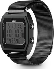3D Pedometer Watches for Walking, Simple Step Counter Watches with Magnetic Watc