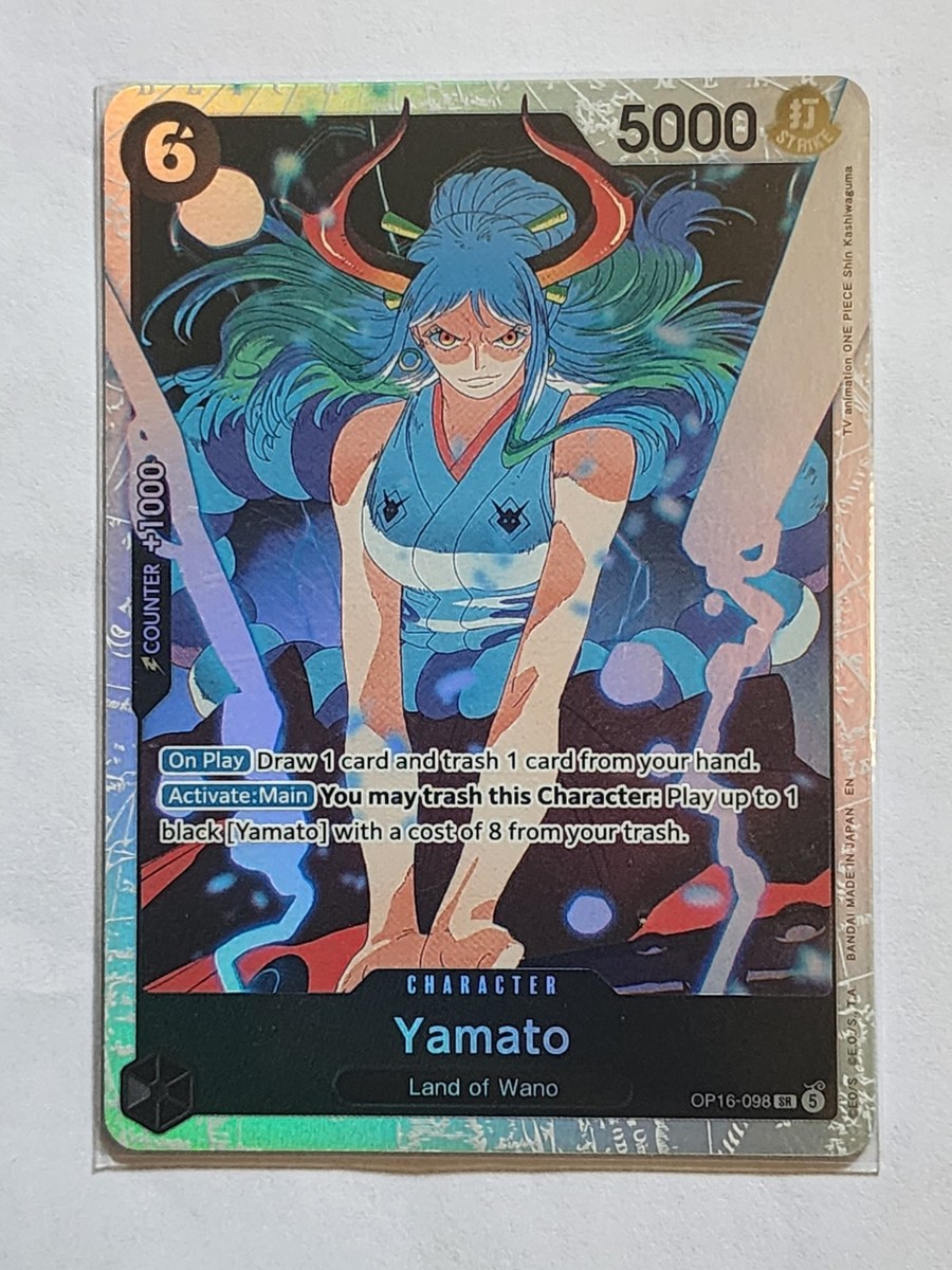 One Piece Card Game Yamato OP16-098 SR Alternate Art Foil EN | eBay