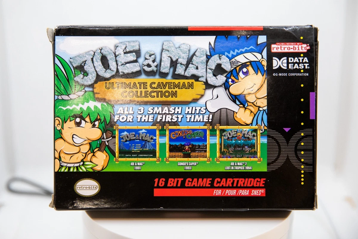 Joe & Mac Nintendo SNES Video Games for sale | eBay