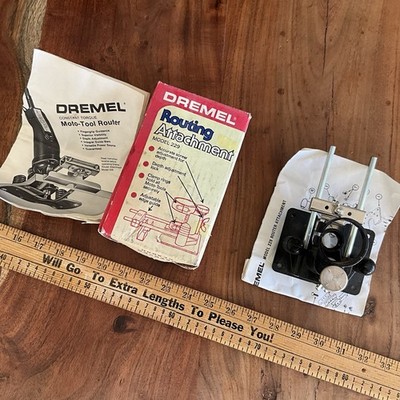 DREMEL ROUTING ATTACHMENT MODEL 229 FITS DREMEL 245 250 260* 270 280 370 380 