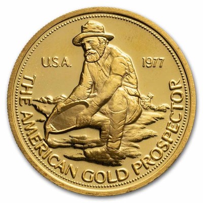 1 oz Gold Round - Engelhard (1977 Prospector) | eBay