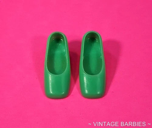 Vintage Francie Doll Satin Supper #3443 Green Shoes MINTY ~ 1970's