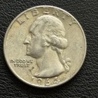 1964 P Washington Silver Quarter Dollar 25c