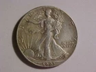 1923-S 50c Walking Liberty Silver Half Dollar - VF Semi Key Date -