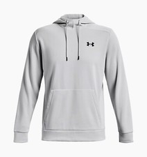 Under Armour Men  s Halo Grey/Black UA Armour Fleece Hoodie-Our Price: 42.95