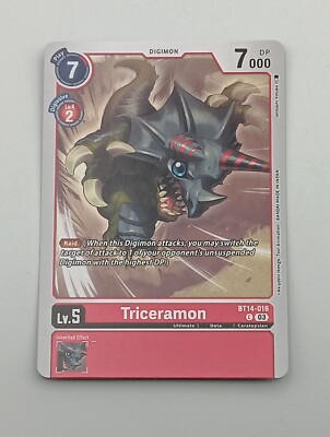 Digimon TCG Einzelkarte Triceramon NM