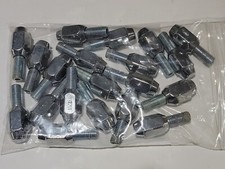 20x Chrome 14x1.5 Two Piece Lug Bolts. 25mm Spline