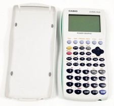 Casio fx-9750G Plus Calculator Handheld Power Graphic Aqua Green w/ Cover