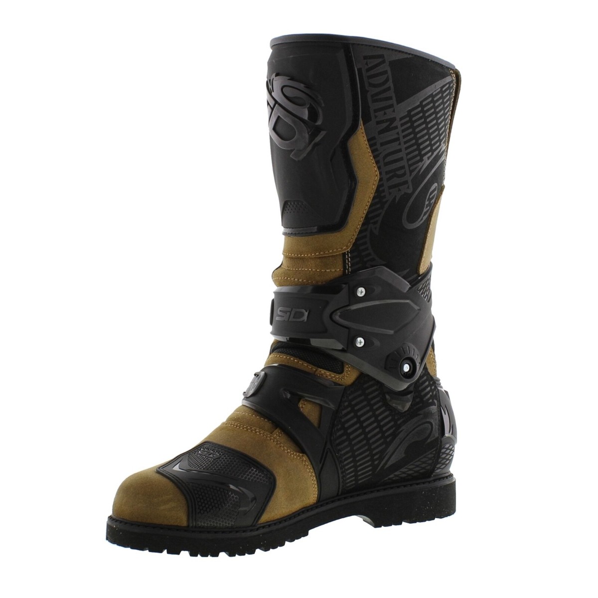 Sidi Adventure 2 Gore-tex Motorcycle Boots - Tobacco Brown Black, Fast Shipping
