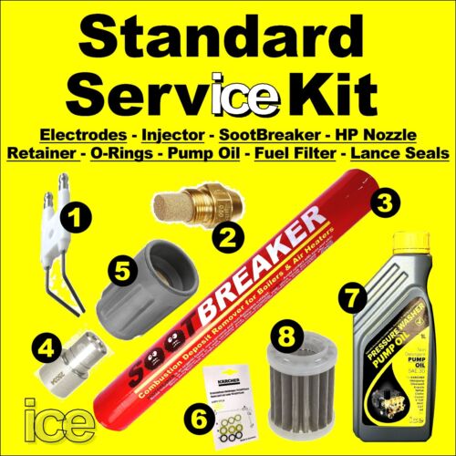 SERVICE TEILE SET FÜR POST-2017 KÄRCHER HDS EASY!LOCK EASY!FORCE DAMPFREINIGER - Bild 2 von 2