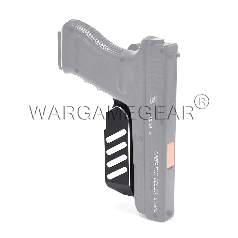 IPSC Tactical Speed Right Hand Aluminum Pistol Holster + Insert Block For Glock - Image 4 of 4