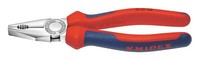 Knipex Kombizange Verchromt 200 Mm Mit Mehrkomponenten-Griff - 03 05 200