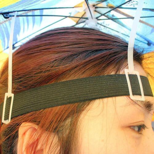 Foldable Sun Umbrella Hat Golf Fishing Camping Headwear Hat Cap Anti-sV3HOT - Picture 8 of 19