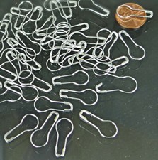 50 Safety Garment Pins Pear Gourd Bulb Shaped Scrapbooking Journal Supplies