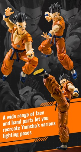 AUF LAGER Bandai S.H.Figuarts SHF Dragon Ball Z Yamcha Earth's Foremost Fighter - Bild 4 von 11