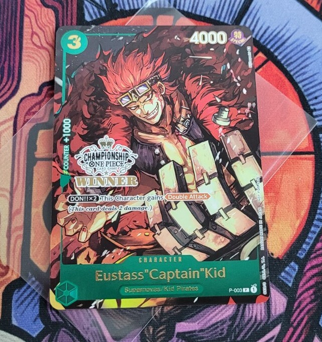 Eustass"Captain"Kid Store Championship Winner	P-003					One Piece	Card	English