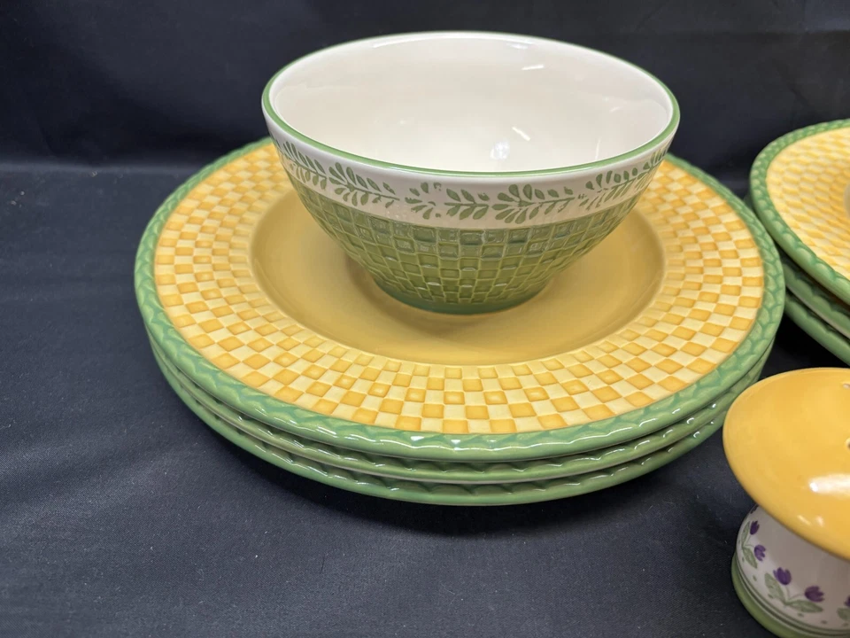 Lote de 10 Piezas ~ Pfaltzgraff "CÍRCULO DE BONDAD" ~ Platos de Cena, S&P, Cuencos Foto 4 de 4