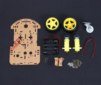 5 pcs New Motor Smart Robot Car Chassis kit Speed Encoder Battery Box 2WD