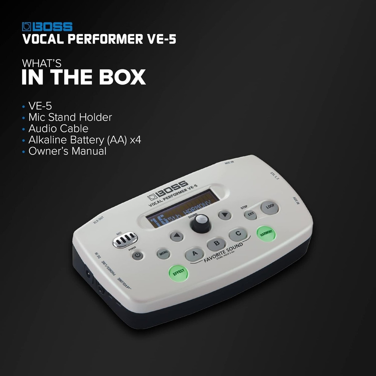 Boss VE-5 Vocal Performer - Red for sale online | eBay