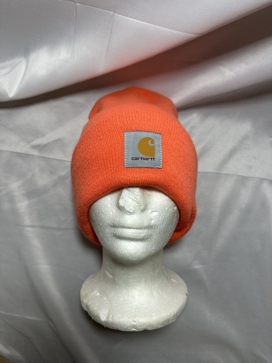 Acrylic Hat Carhartt Beanie Burnt Orange Carhartt Beanie Burnt