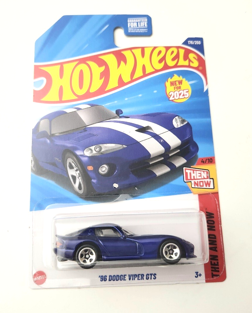 Hot Wheels '96 Dodge Viper OTS Blue #176 176/250 - 2025 Then