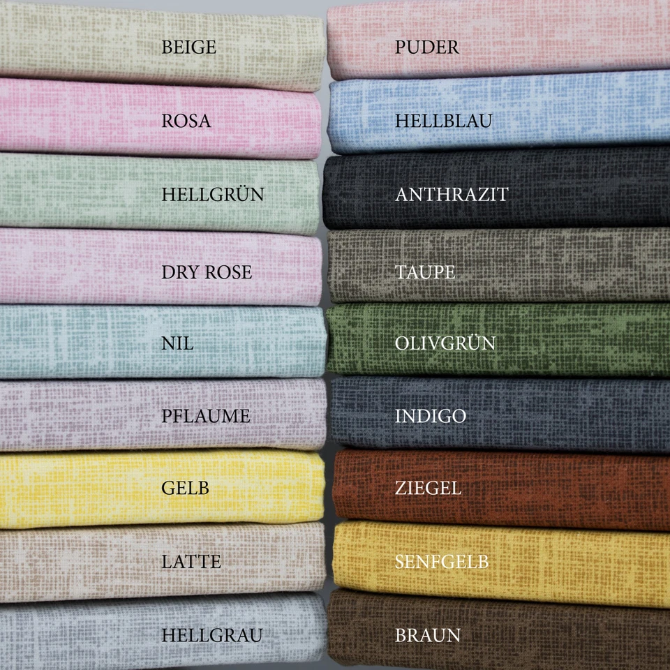 Baumwollstoff "Shabby" UNI Stoff METERWARE | ab 50 x 240 cm | 100% Baumwolle - Bild 2 von 4