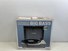 Victrola - Re-Spin Sustainable Bluetooth Suitcase Record Player - Graphite Grey-