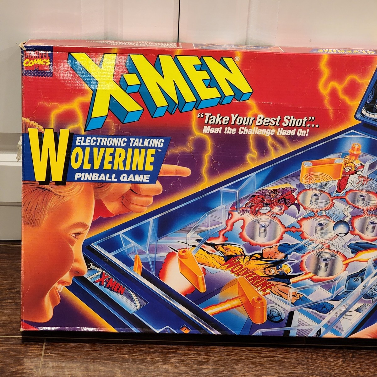X-MEN 電子トーキング ウルヴァリン Vintage X-Men Wolverine Electronic Talking PinBall Game ToyBiz