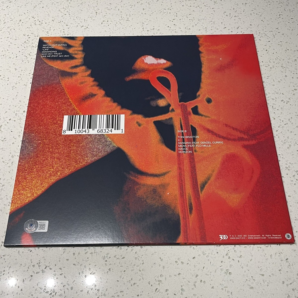 NOT RAPPER SIGNED BEAUTIFUL HAVOC VINYL LIMTED EDITION AUTOGRAPH