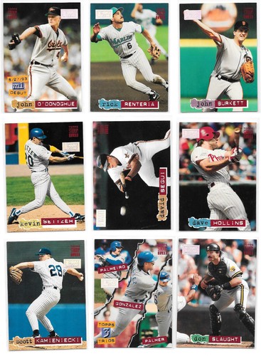 1994 Topps Stadium Club Baseball First 1st Day Issue Parallels - You Pick - Picture 20 of 151