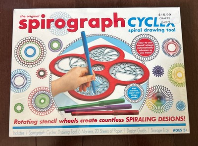 Spirograph Cyclex Craft Color School Art Fun Gift Play Tensil Trace Draw Write