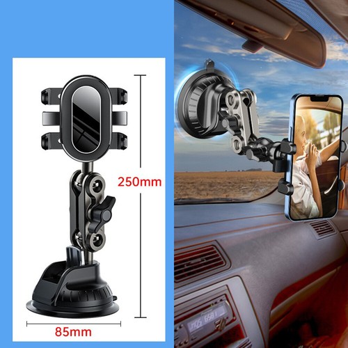 Car Phone Holder Mount Phone Mount for iPhone Car Windshield Dashboard Universal - Picture 10 of 13