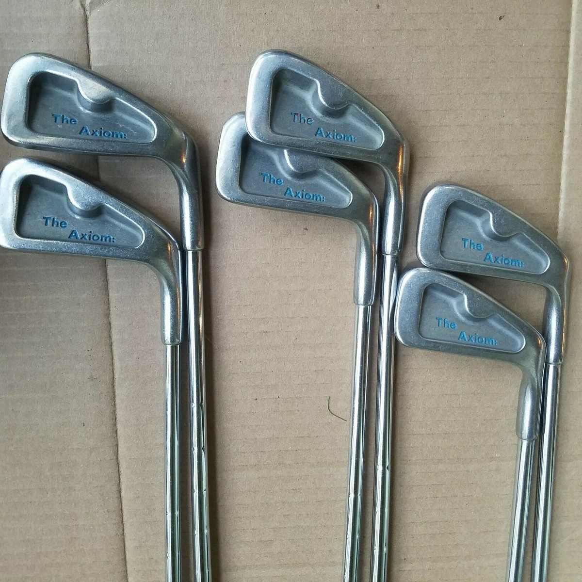 VINTAGE Arnold Palmer The Axiom 3-4-5-6-7-8 Iron Set - stiff