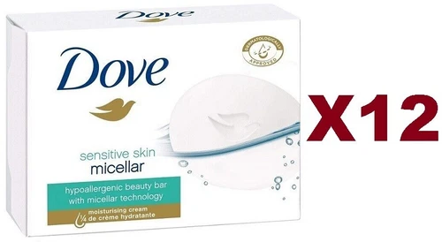 12 PCS SOAP WHERE BEAUTY CREAM BAR SENSITIVE SKIN MICELLAR 90gr SOAP