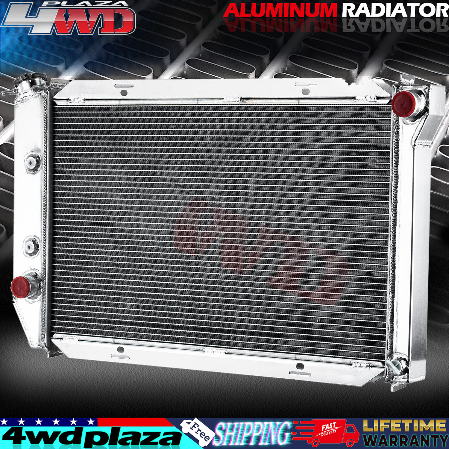 CC381 3Row Radiator for 1971-73 Ford Mustang Fairlane Torino Mercury Cougar 7.0L thumbnail 2