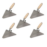 5X Berliner Maurerkelle 220X215 Dewepro Set Trapezkelle Dreieckskelle Putzkelle