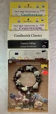 Set 6 CANDLEWICKING PATTERNS LEAFLETS & HOT IRON TRANSFERS Classics Stencil ++