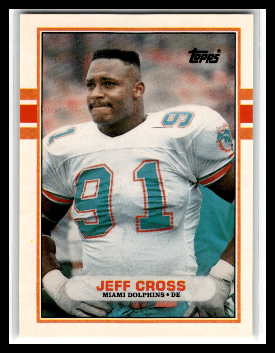 1989 Topps Traded #32T Jeff Cross Miami Dolphins | eBay