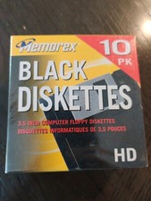 Memorex 10 3.5 Inch Diskettes HD Brand New and Sealed