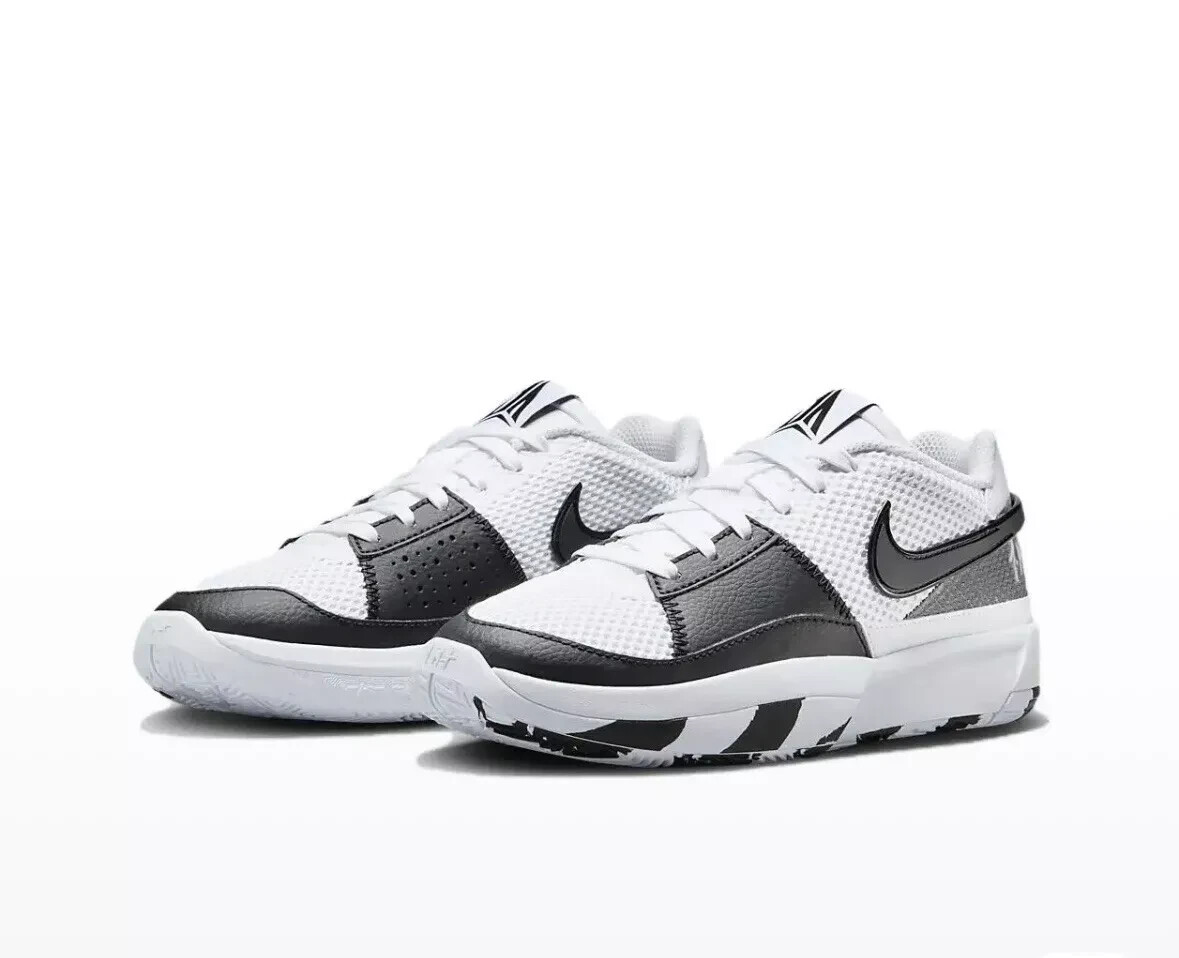 Баскетбольные кроссовки Nike Ja 1 SE (GS) Scratch 2.0 White Black DX2294-102 Молодежные НОВЫЕ