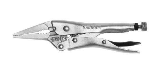 Teng Tools 404-6 6"" Plated Long Nose Power Grip Pliers