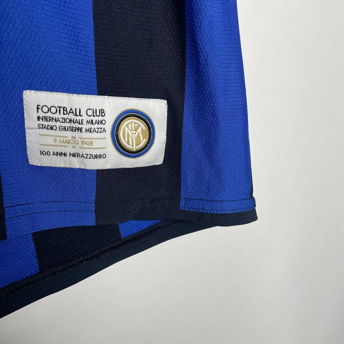 セリエA 08's NIKE × INTER インテル 希少 Lサイズ Rare Nike 2008 Anniversary Jersey Mens Large Inter Milan