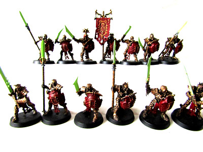 Mortex Guard A7 WARHAMMER AOS OSSIARCH BONEREAPERS ARMY - PAINTED MORTEX GUARD X 13 ...