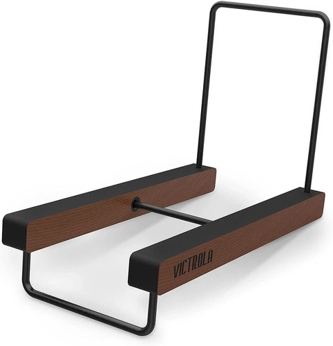 Victrola 'The Stand' - Table Top Vinyl Records and Album Holder & Espresso