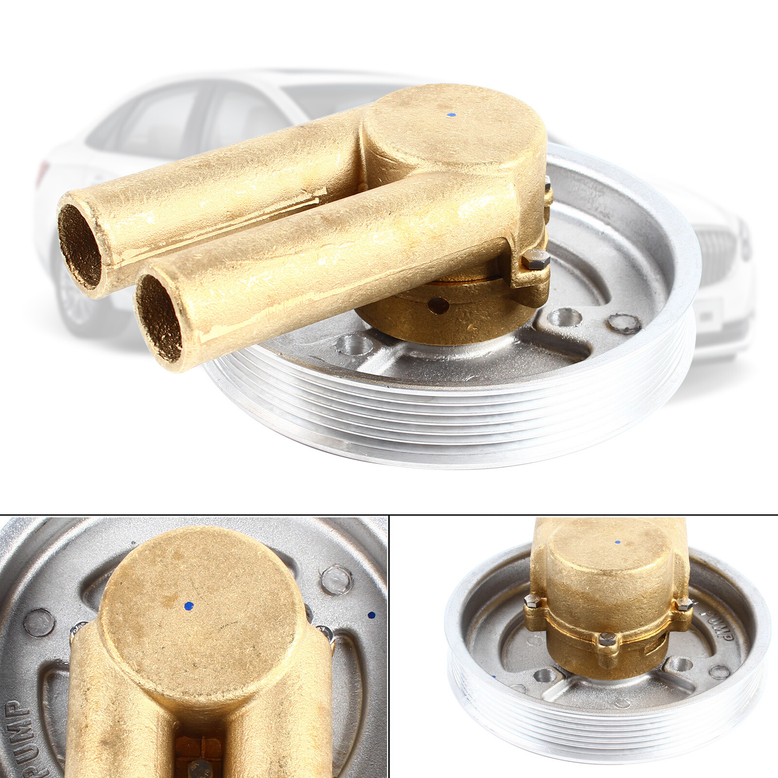 Raw Water Sea Pump for Volvo Penta 3.0GSPEFS 3.0GSMEFS 4.3/5.0/5.7L Replacement