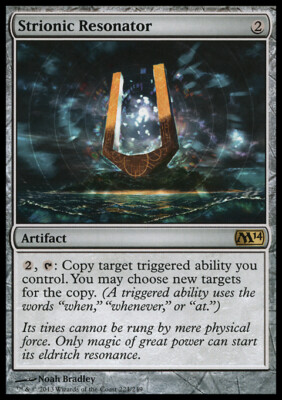 MTG STRIONIC RESONATOR ASIAN EXC - KOREAN STRIONIC RESONATOR - M14 - MAGIC