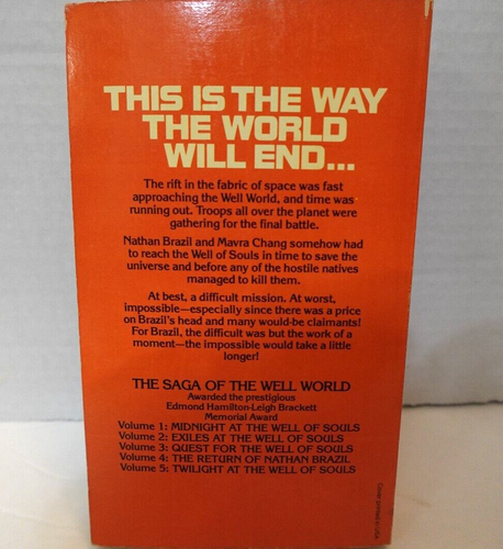 Twilight at the Well of Souls (Jack L. Chalker) 1980 vintage sci-fi book - Picture 2 of 6