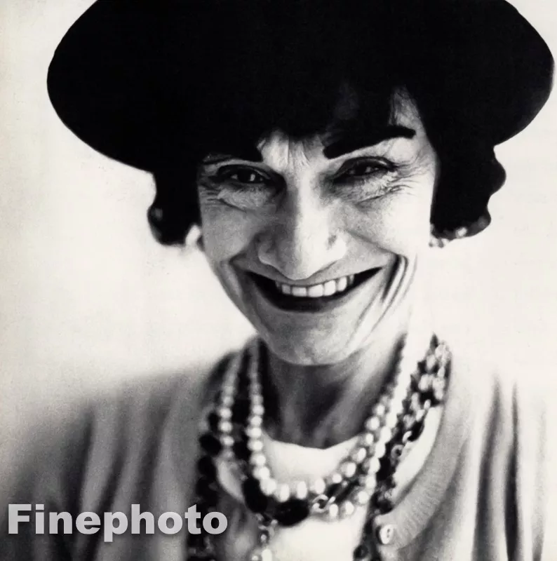 1958 Vintage GABRIELLE CHANEL COCO France Fashion Designer RICHARD AVEDON  11x14