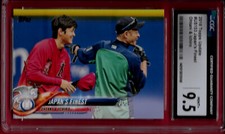 2018 Topps Update #US153 Shohei Ohtani / Ichiro Japans Finest RC  CGC 9.5 $$$$
